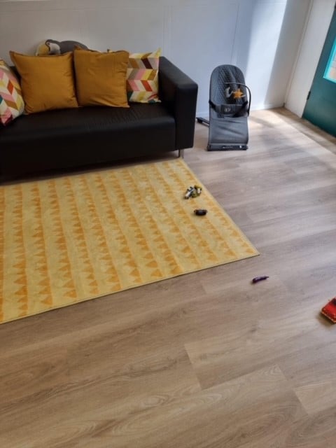 PVC rechte plank vloer Vivian beige | Stile Floors