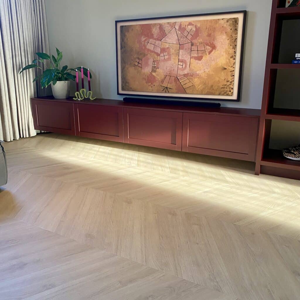 Sophia natuurlijk eiken Hongaarse punt vloer Danielle zoet