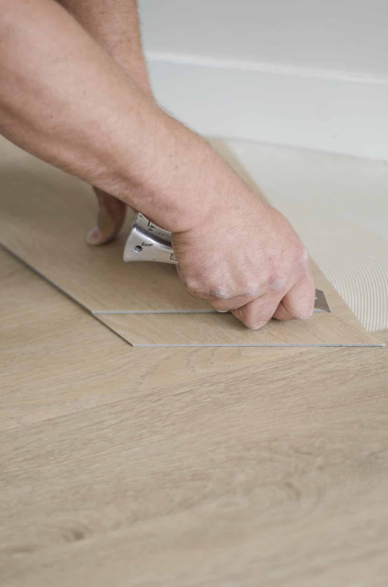 Snijverlies bij het leggen van een PVC vloer Stile Floors