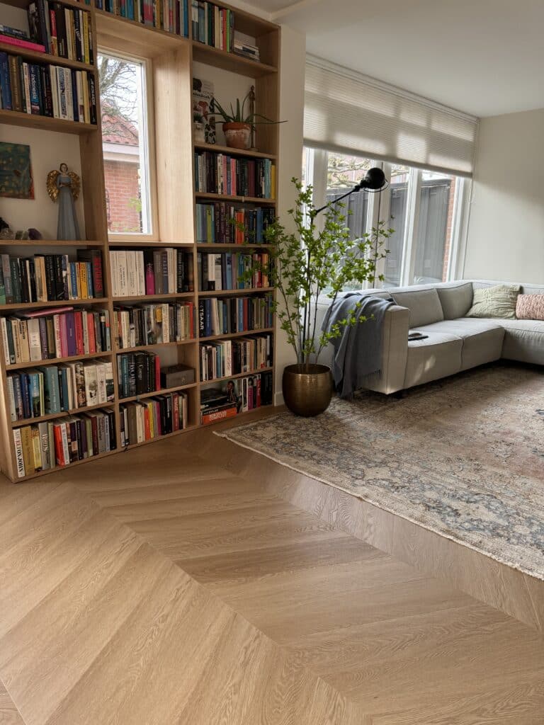 Hongaarse punt Vivian warm bruin eiken