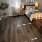 Vivian bruin eiken PVC stroken vloer