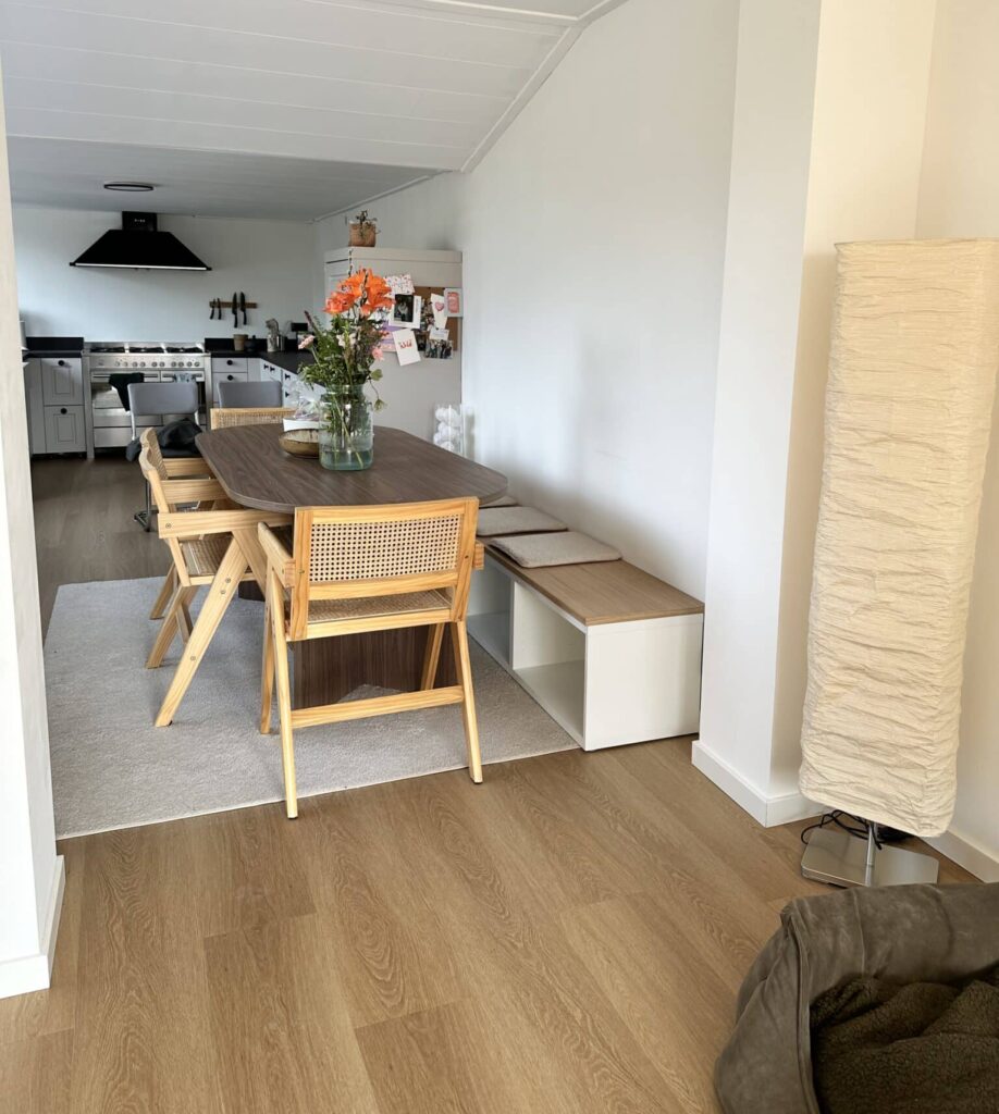 PVC Stroken Vivian warm bruin eiken Evi Evers