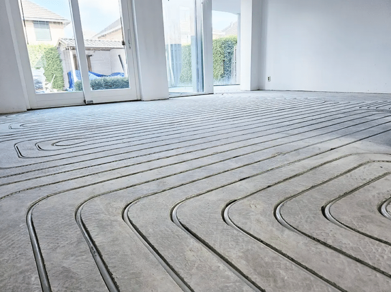 vloerverwarming infrezen verwarmingsbuizen