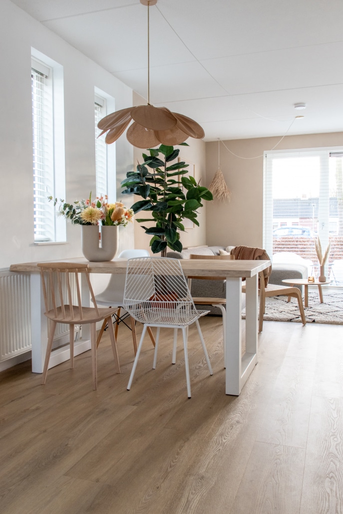 Sophia beige eiken rechte plank