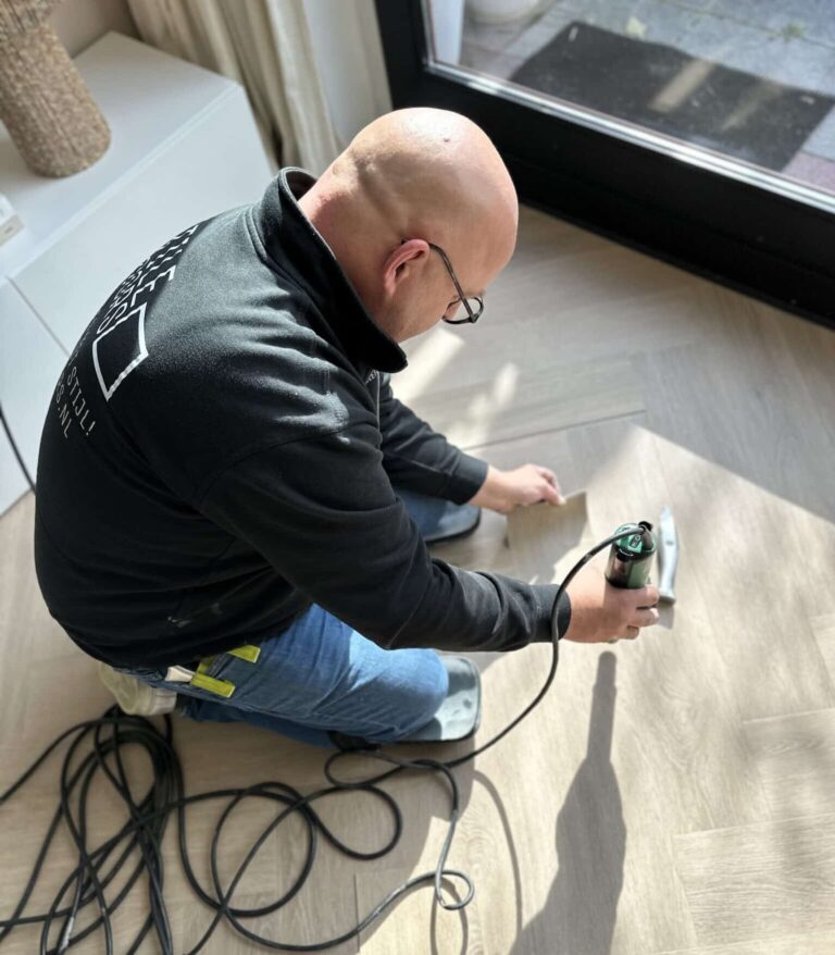 reparatie PVC vloer