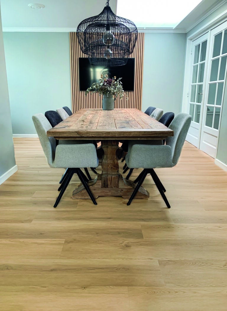 PVC stroken Core naturel eiken