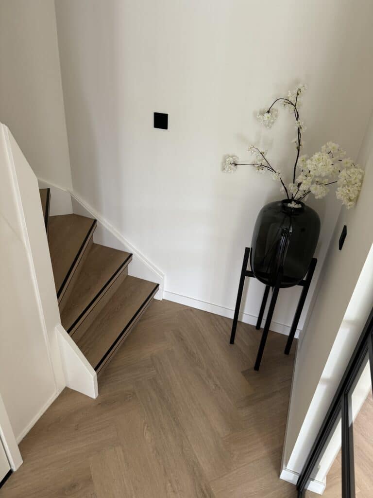 Vivian beige eiken XL visgraat Esther Sturrus