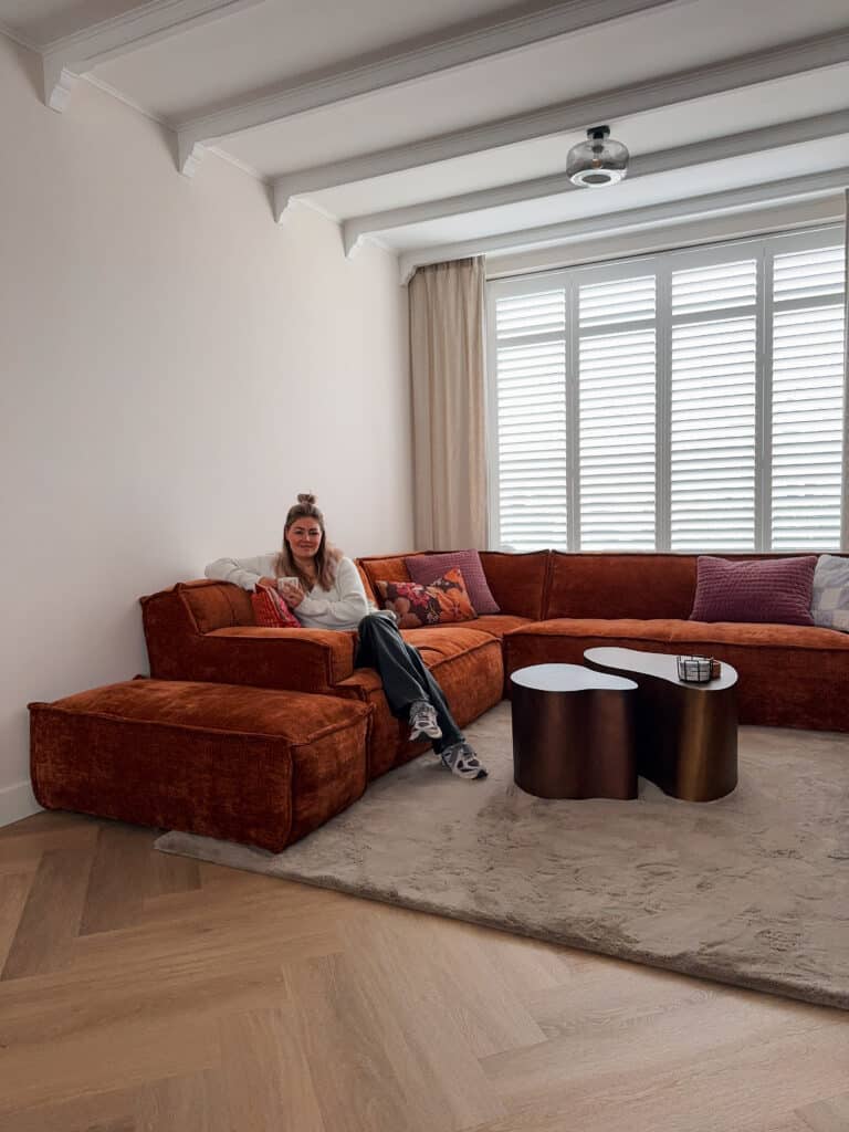 Sanne Smeets Vivian beige eiken XL visgraat