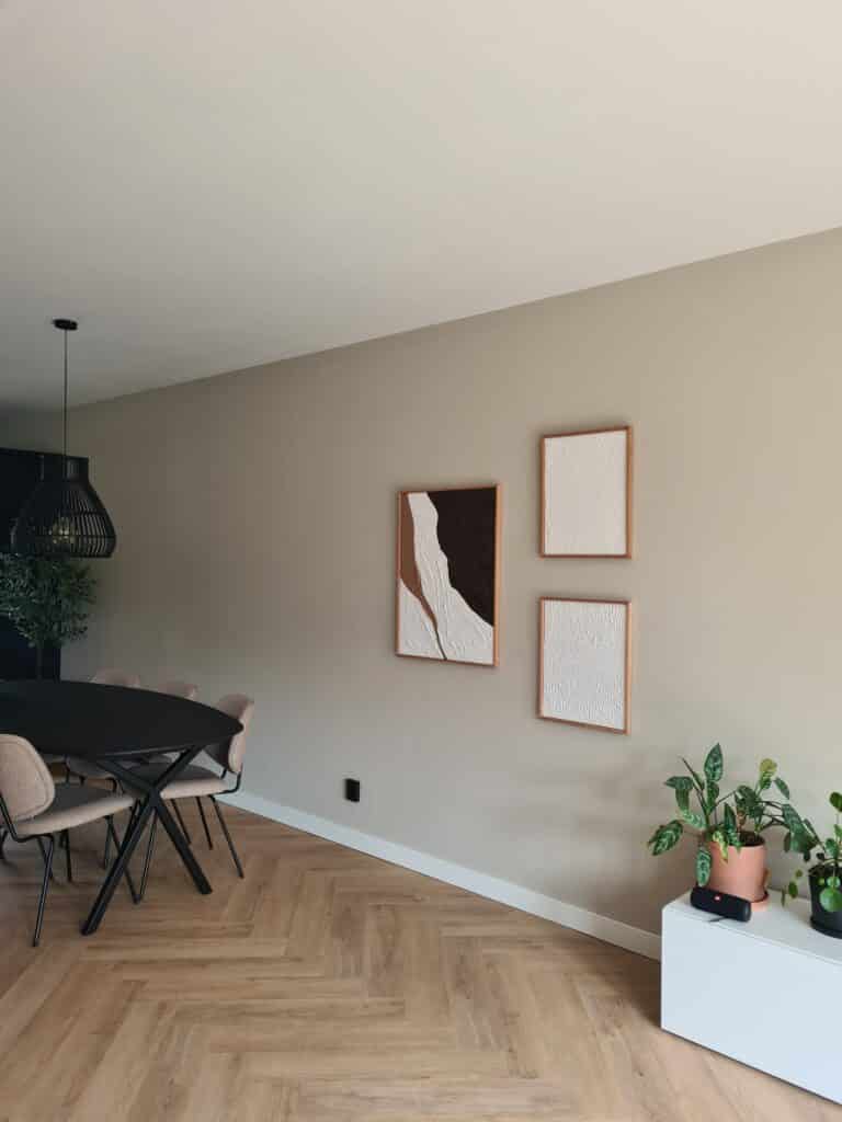 Sophia beige eiken visgraat