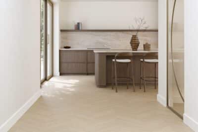 Nore greige eiken Hongaarse punt vloer