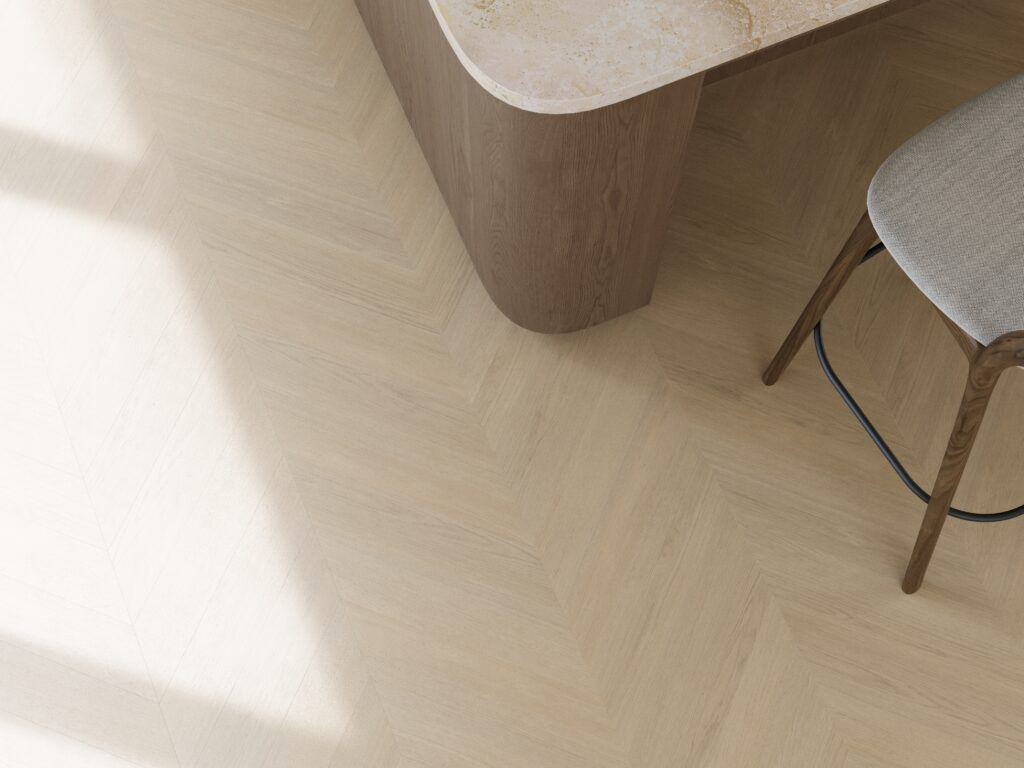 Nore greige eiken Hongaarse punt vloer