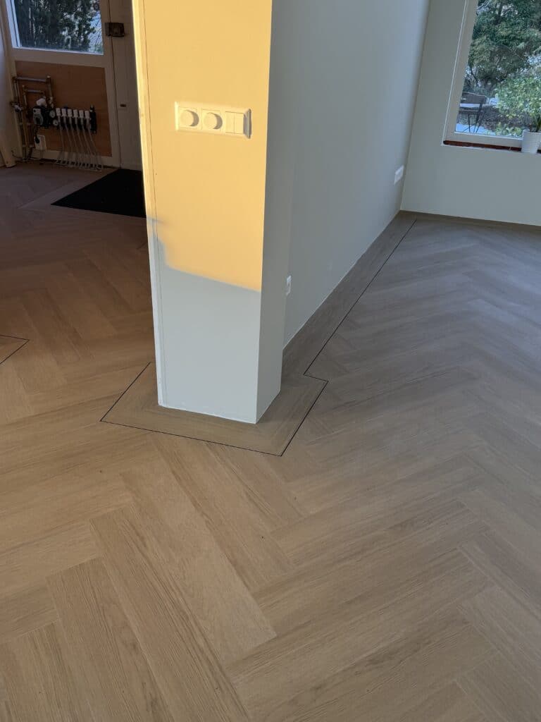 Nore beige eiken visgraat