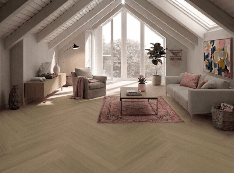 Plak PVC visgraat natuurlijk eiken | Stile Floors