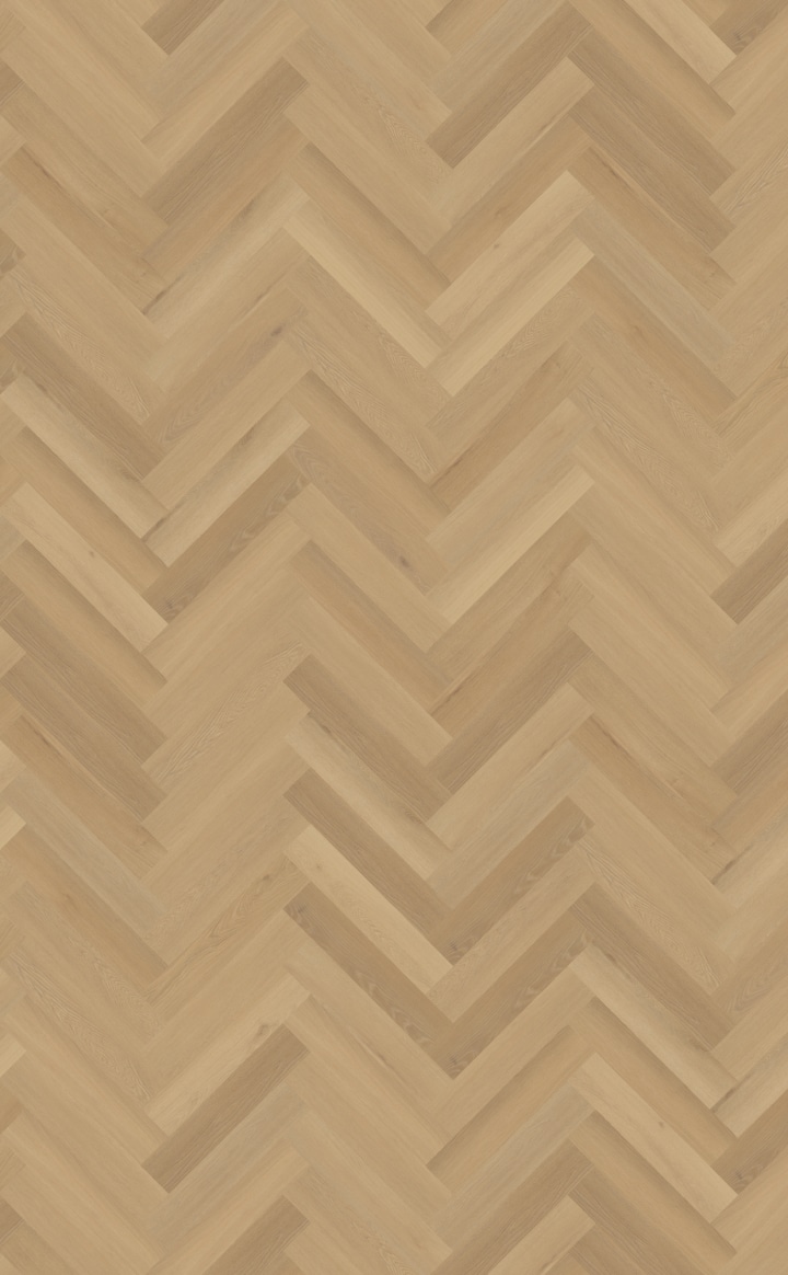 Nore zandbeige eiken pvc visgraat